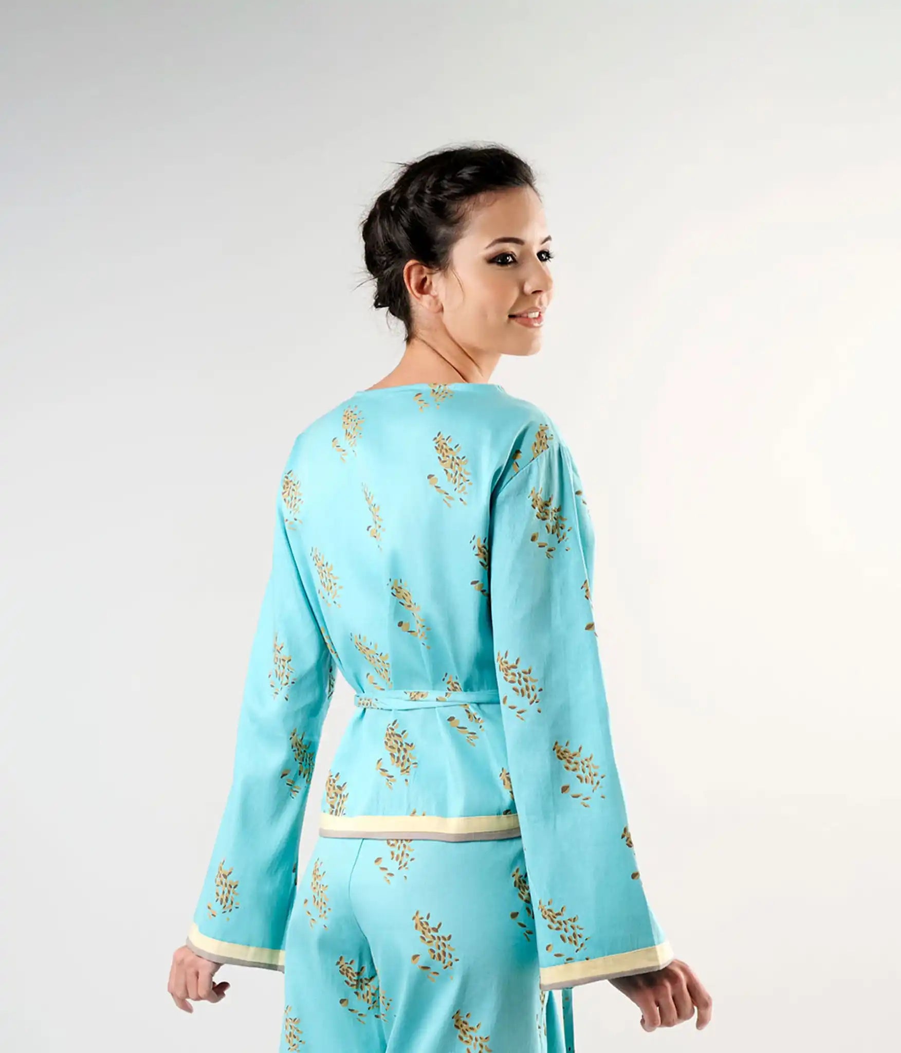 Coba Wrap Top Sewing Pattern back view